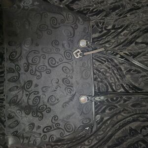 Brighton Black Swirl Shoulder Bag